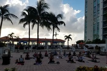 Corporate yoga and wellness programming